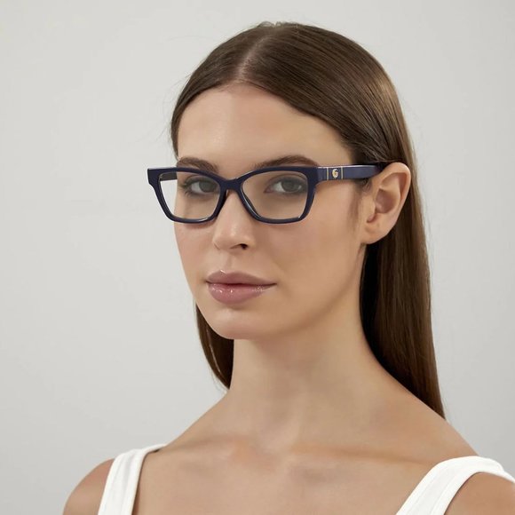 Gucci Cat Eye Blue Ladies Eyeglasses